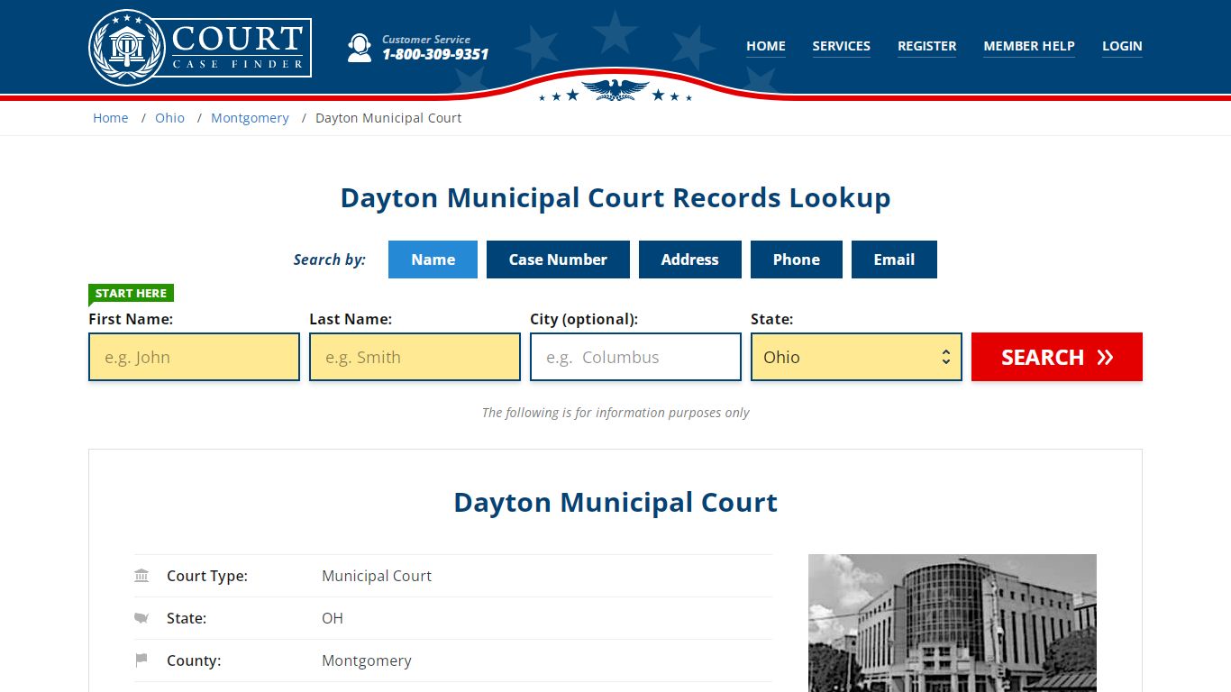 Dayton Municipal Court Records | Dayton, Montgomery County, OH Court ...